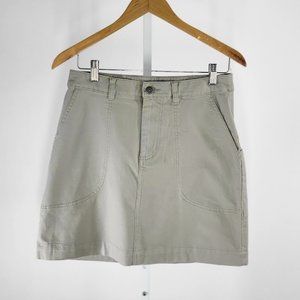 PATAGONIA shale organic mini skirt Sz 6 NEW